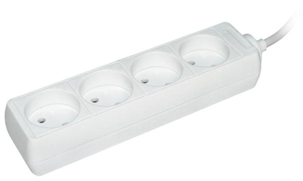 Удлинитель У4 4 места 2P/1,5м 2х0,75мм2 10А/250В IEK