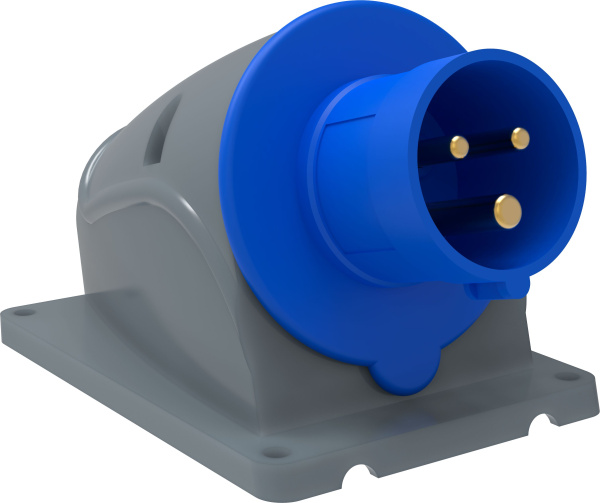 Вилка стационарная ССИ-513 16А-6ч/200-250В 2P+PE IP44 MAGNUM IEK