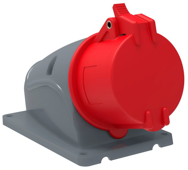 Розетка стационарная ССИ-115 16А-6ч/200/346-240/415В 3Р+РЕ+N IP44 MAGNUM IEK