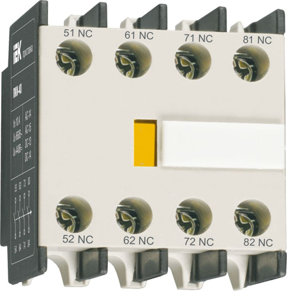 Приставка ПКИ-04 дополнительные контакты 4р IEK