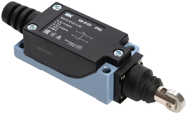 Выключатель концевой КВ-8122 ролик вертикальный нажимной IP65 IEK