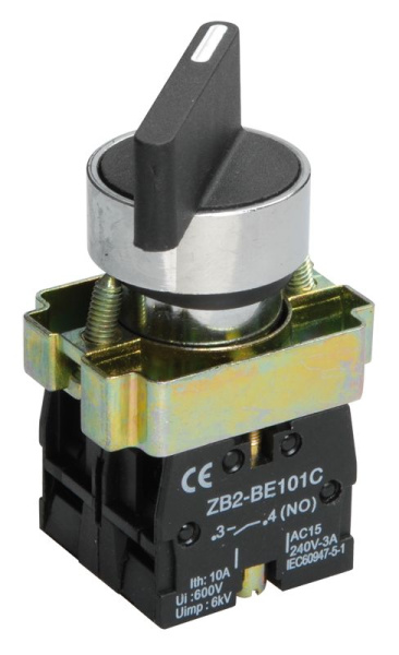 Переключатель LAY5-BJ33 на 3 положения "I-O-II" длинная ручка IEK