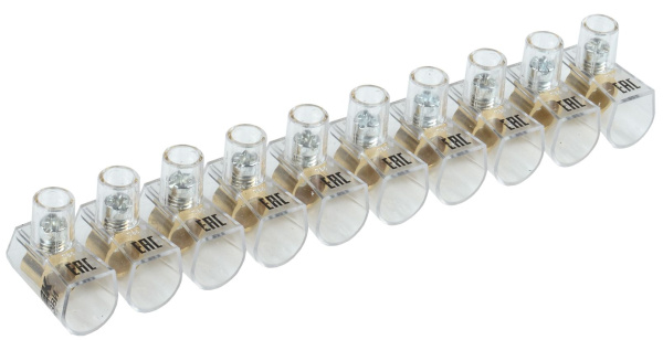 Зажим винтовой концевой изолированный КЗВИ 10мм2 (10x1)IEK