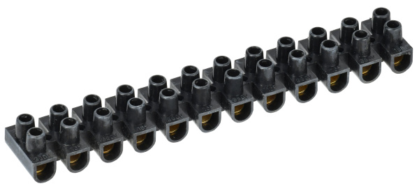 Зажим контактный винтовой ЗВИ-30 н/г 6,0-16мм2 12пар черный IEK