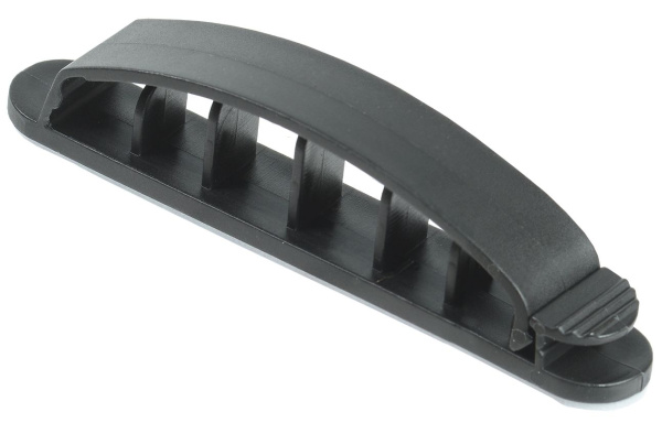 Клипса самоклеящаяся КС-5 черная (12шт)IEK