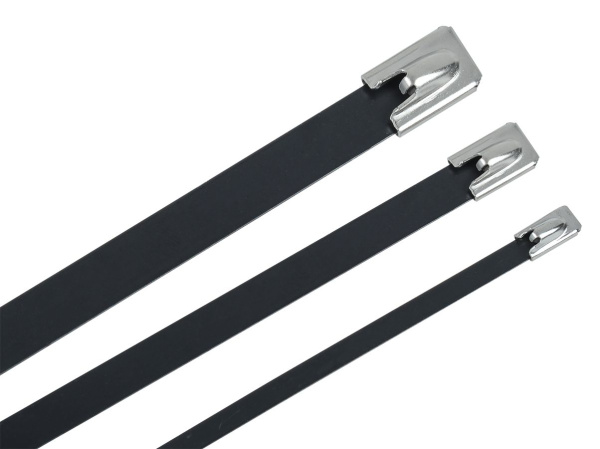 Хомут стальной ХСт 7,9х600мм с полимерным покрытием (100шт/упак) IEK