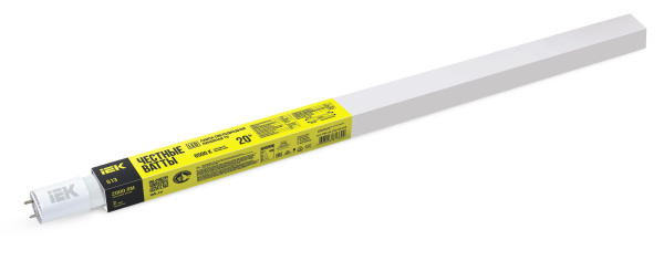 Лампа светодиодная T8 линейная 20Вт 2000Лм 230В 6500К 1200мм G13 IEK