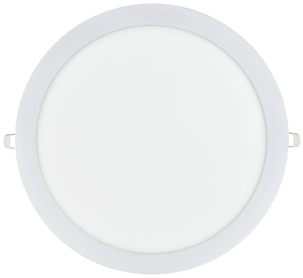 Светильник светодиодный ДВО 1609 круг 24Вт 4000K IP20 белый IEK