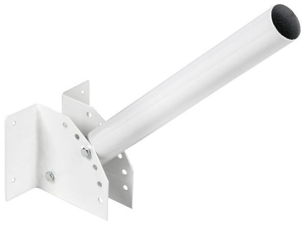 Кронштейн КР-4 D=48мм L=500мм настенный регулируемый угол белый IEK