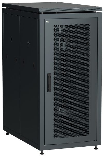 ITK LINEA N Шкаф сетевой 19" 18U 600х1000мм перфорированные двери черный