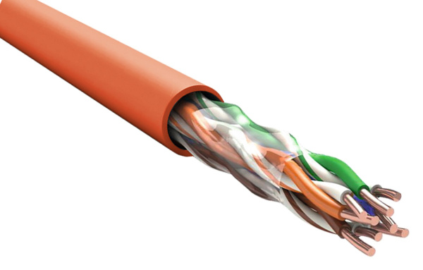 ITK Витая пара U/UTP кат. 5E 4х2х0,52 PVCLSнг(А)-FRLSLTx оранжевый (305м)