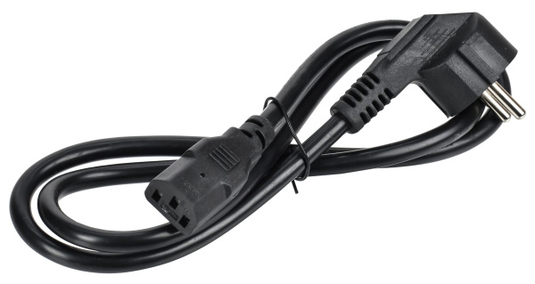 ITK Кабель электропитания PDU 3х1,5мм2 1м с разъёмами С13-DIN49441 (нем. станд.)