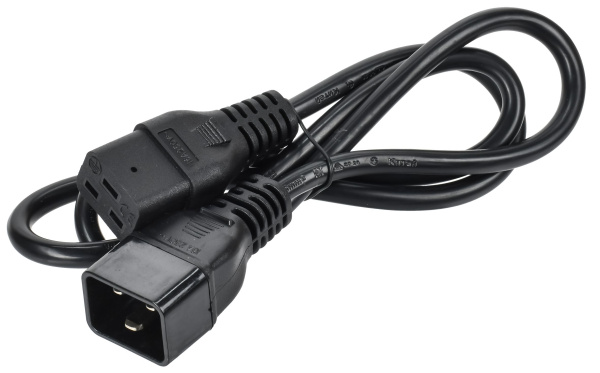 ITK Кабель электропитания PDU 3х1,5мм2 1м с разъёмами С19-C20