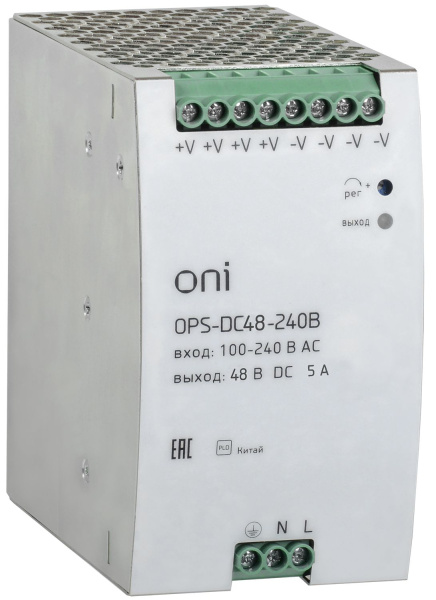 Блок питания OPS 220В AC/48В DC 5А 240Вт ONI