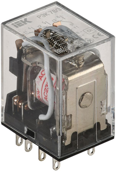 Реле промежуточное РЭК78/3(MY3) 5А 220В АC IEK