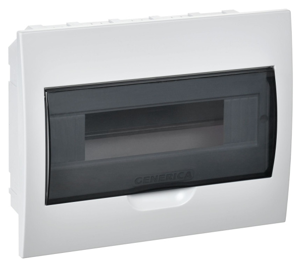 Бокс ЩРВ-П-12 модулей встраиваемый пластик IP41 GENERICA