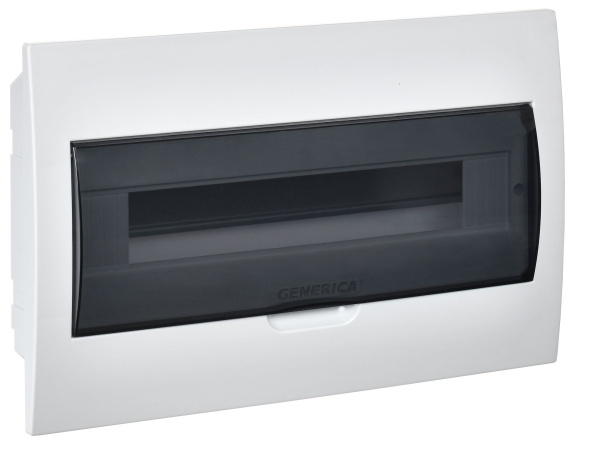 Бокс ЩРВ-П-18 модулей встраиваемый пластик IP41 GENERICA