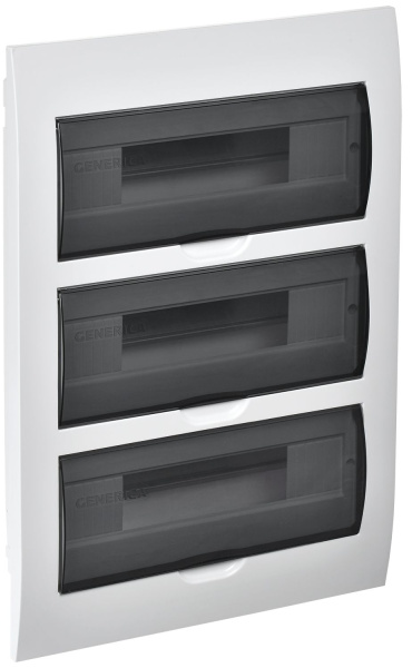 Бокс ЩРВ-П-36 модулей встраиваемый пластик IP41 GENERICA