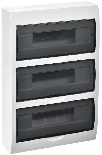 Бокс ЩРН-П-36 модулей навесной пластик IP41 GENERICA