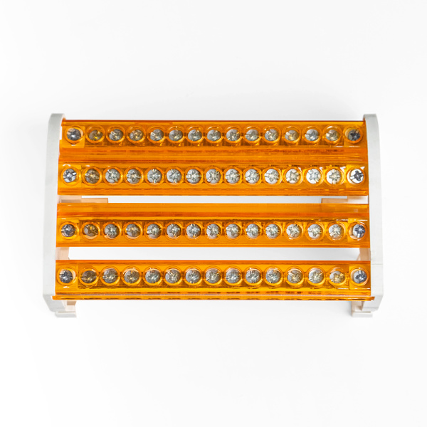 Шина на DIN-рейку в корпусе (кросс-модуль) 4х15 Промрукав