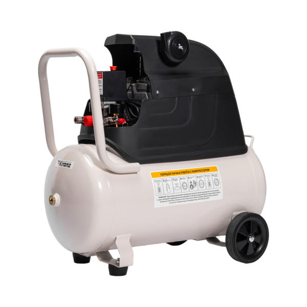 Компрессор воздушный KR-1500/50, 1500Вт, 280 л/мин, 50л KRANZ