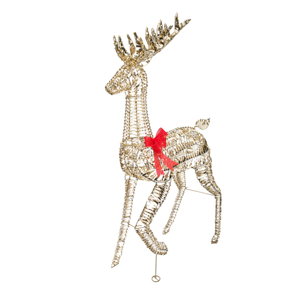 Светодиодная фигура Олень 180см, цвет свечения теплый белый, питание от трансформатора, IP44 NEON-NIGHT