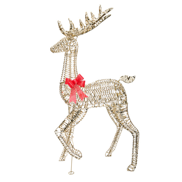 Светодиодная фигура Олень 180см, цвет свечения теплый белый, питание от трансформатора, IP44 NEON-NIGHT