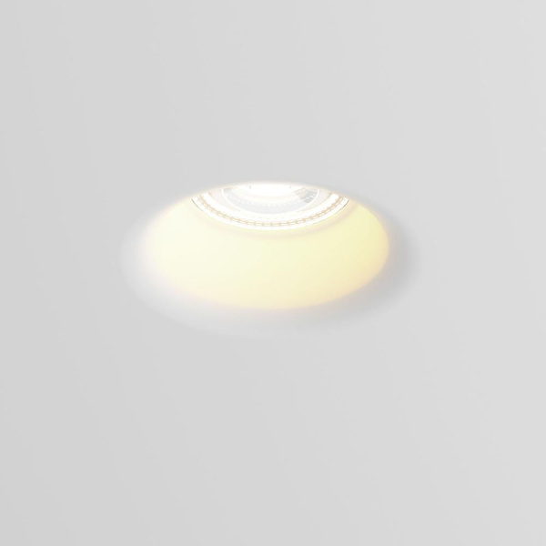 112000 Рамка (светильник) CLICK-CLACK скрытого монтажа лампочек и LED модулей MR16 в натяжной потолок ANELLO БЕЛЫЙ