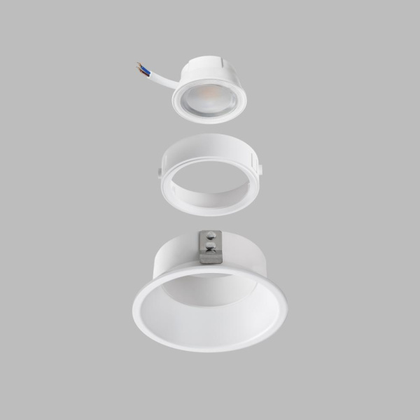 214006 Кольцо фиксации DOMINO под лампу/модуль D50mm д/21450х-21460х БЕЛЫЙ