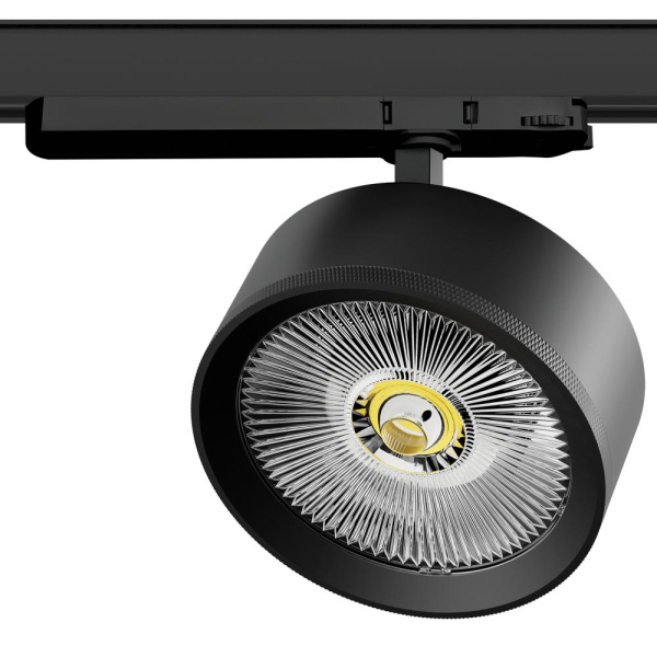 A5737TRIAC Светильник ALTA PRO для трековой системы Quattro с управлением TRIAC LED 35W 3230LM 36G ЧЕРНЫЙ 3000K с адаптером (215737 + 594057)