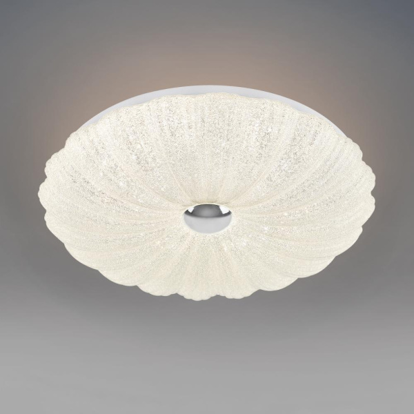 225630 Светильник настенно-потолочный ARCO SHELL 28W LED 1400LM ХРУСТАЛЬНЫЙ/ХРОМ/ЗОЛОТО 3000/4000/6000K