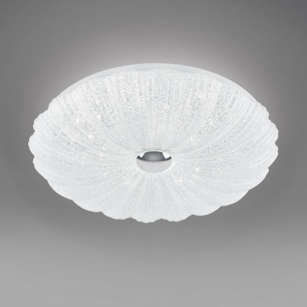 225630 Светильник настенно-потолочный ARCO SHELL 28W LED 1400LM ХРУСТАЛЬНЫЙ/ХРОМ/ЗОЛОТО 3000/4000/6000K