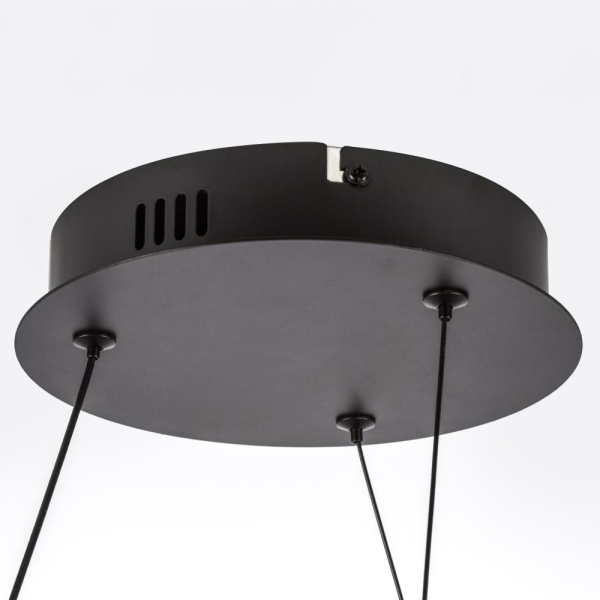 637067 Люстра CORINTO 30W LED 2530LM ЧЕРНЫЙ 3000K IP20