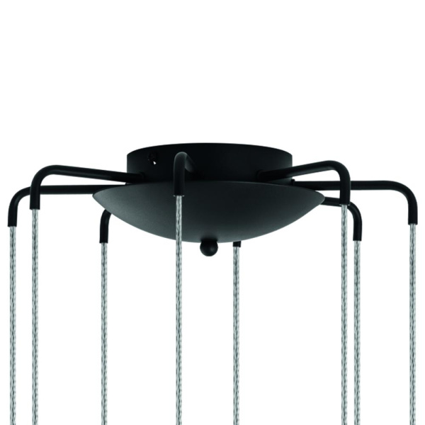 L8T747147 Люстра TUBO LED 40W 2240LM 360G ЧЕРНЫЙ 4000K (574737+747147 (8шт)