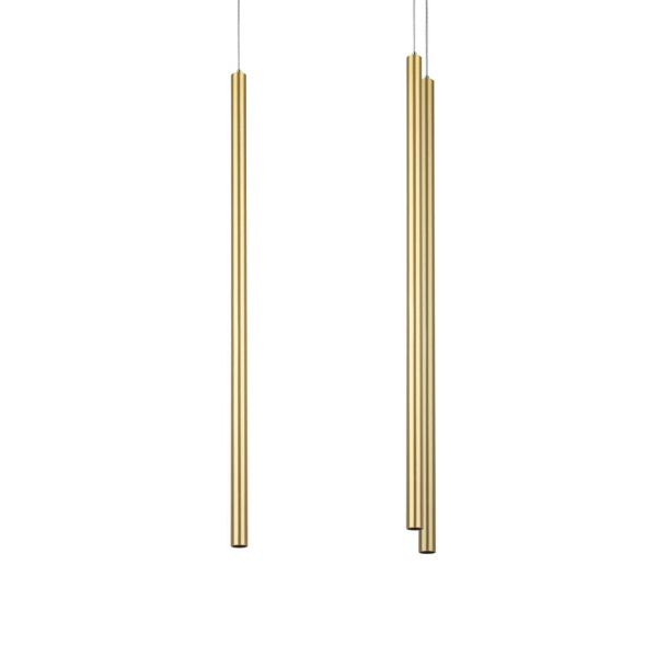 L3T747333 Люстра TUBO LED 15W 900LM 25G ЗОЛОТО 3000K (574713+747333 (3шт)