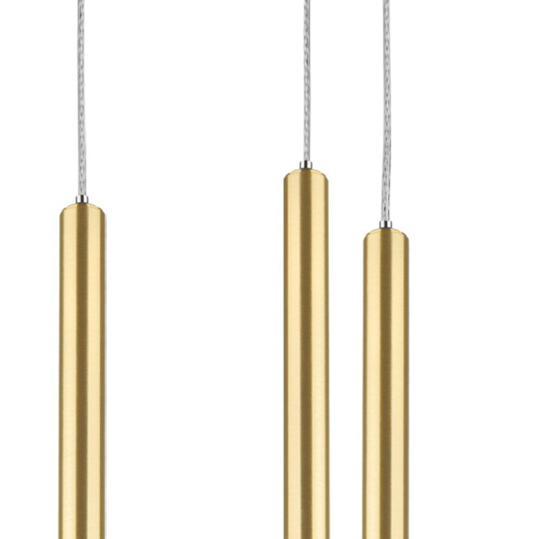 L5T747133 Люстра TUBO LED 25W 1250LM 360G ЗОЛОТО 3000K (574723+747133 (5шт)