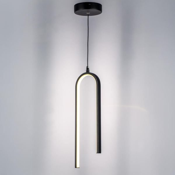 749017 Подвес SATURNO LED 8W 640LM ЧЕРНЫЙ 3000K