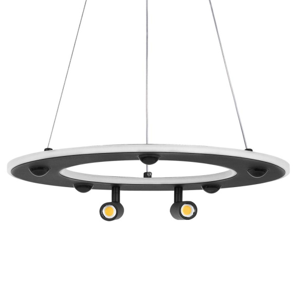 740447 Люстра DIVE LED 60W 3200LM G ЧЕРНЫЙ 3000/4000/6000K