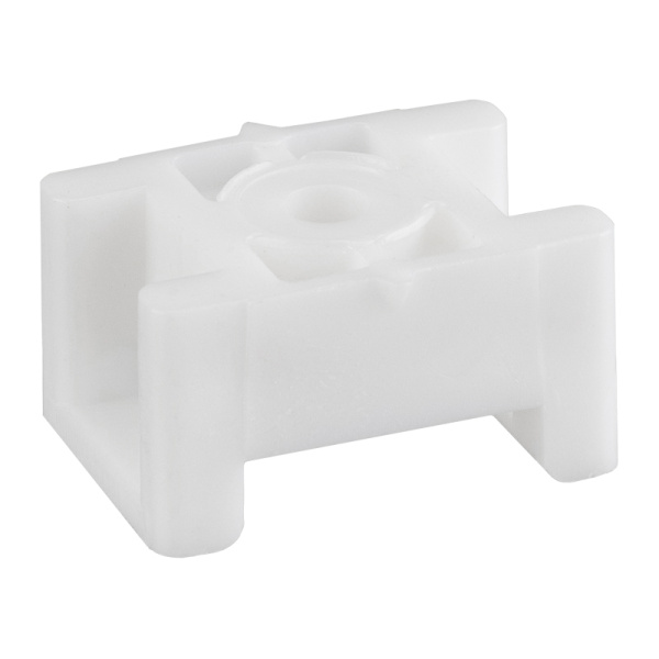 Площадка под стяжку для прямого монтажа 22x16мм, белая (100 шт/уп) REXANT