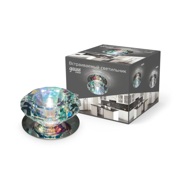 Светильник Gauss Crystal CR034, G4 1/50
