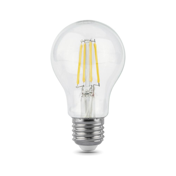 Лампа Gauss Filament А60 6W 630lm 4100К Е27 LED 1/10/40