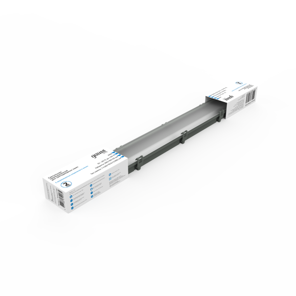 Влагозащитный Светильник Gauss СПП-Т8-G13 LITE 665*60*55мм IP65 для светодиодных ламп 1х600мм 1/16