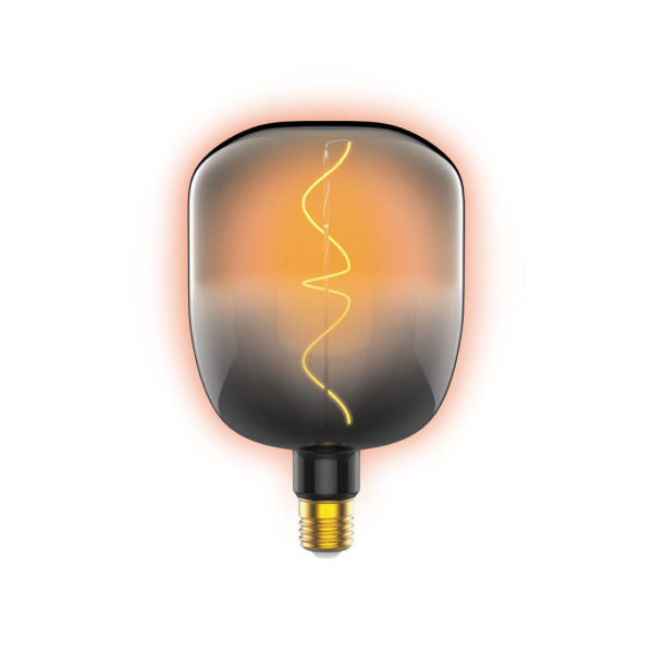 Лампа Gauss Filament V140 5W 200lm 1800К Е27 black-clear flexible LED 1/6
