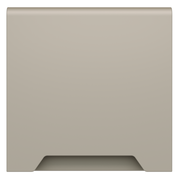 Накладка для розетки с заземлением, защитными шторками и крышкой, S70 (кашемир)