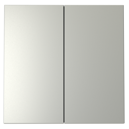 Клавиши для выключателя/переключателя двухклавишного, S70 (сталь)