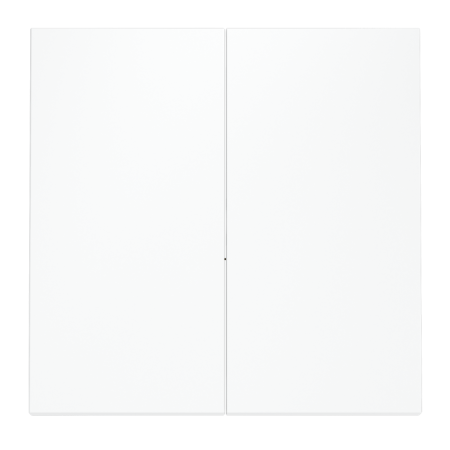 Клавиши для выключателя/переключателя двухклавишного, S70 (белый матовый)