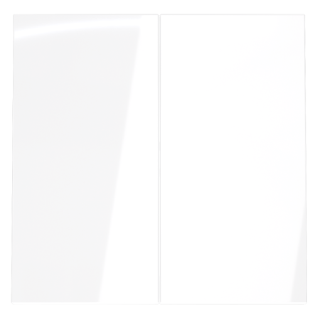 Клавиши для выключателя/переключателя двухклавишного, S70 (белый глянцевый)