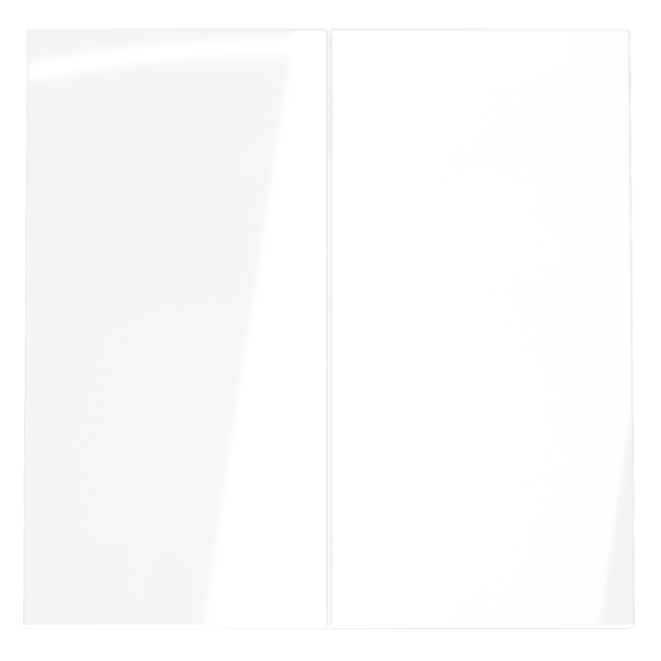 Клавиши для выключателя/переключателя двухклавишного, S70 (белый глянцевый)