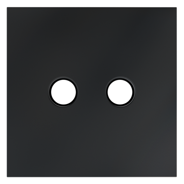 Накладка для розетки телевизионной оконечной TV+SAT, S70 (графит)
