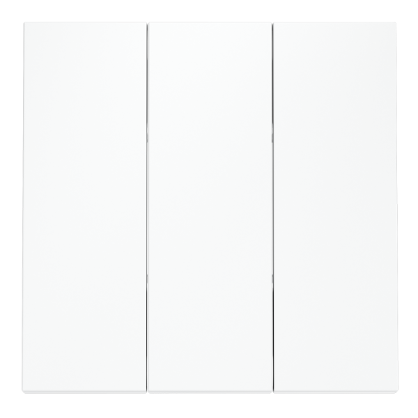 Клавиши для выключателя/переключателя трехклавишного, S70 (белый матовый)